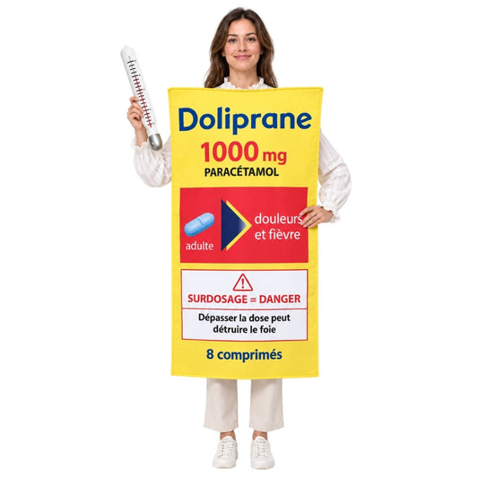 Adult Doliprane Paracetamol Costume
