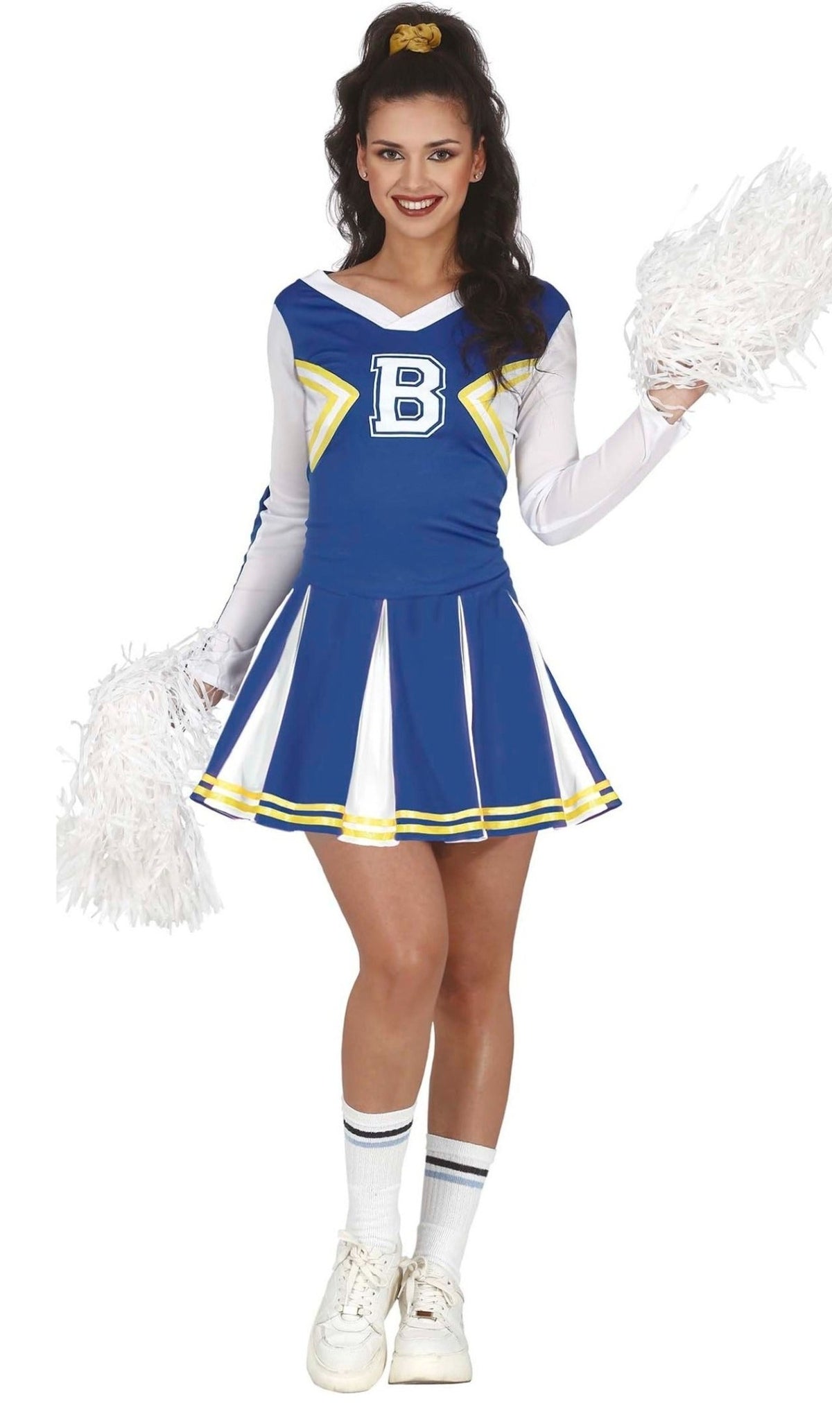 Blue Cheerleader and Player Group Costumes