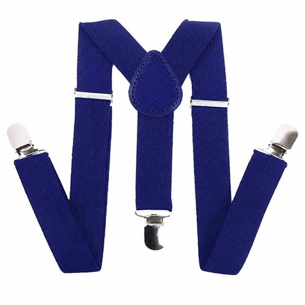 Wide Dark Blue Braces