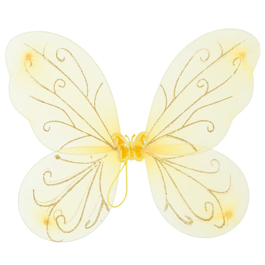 Kids Yellow Illusion Wings