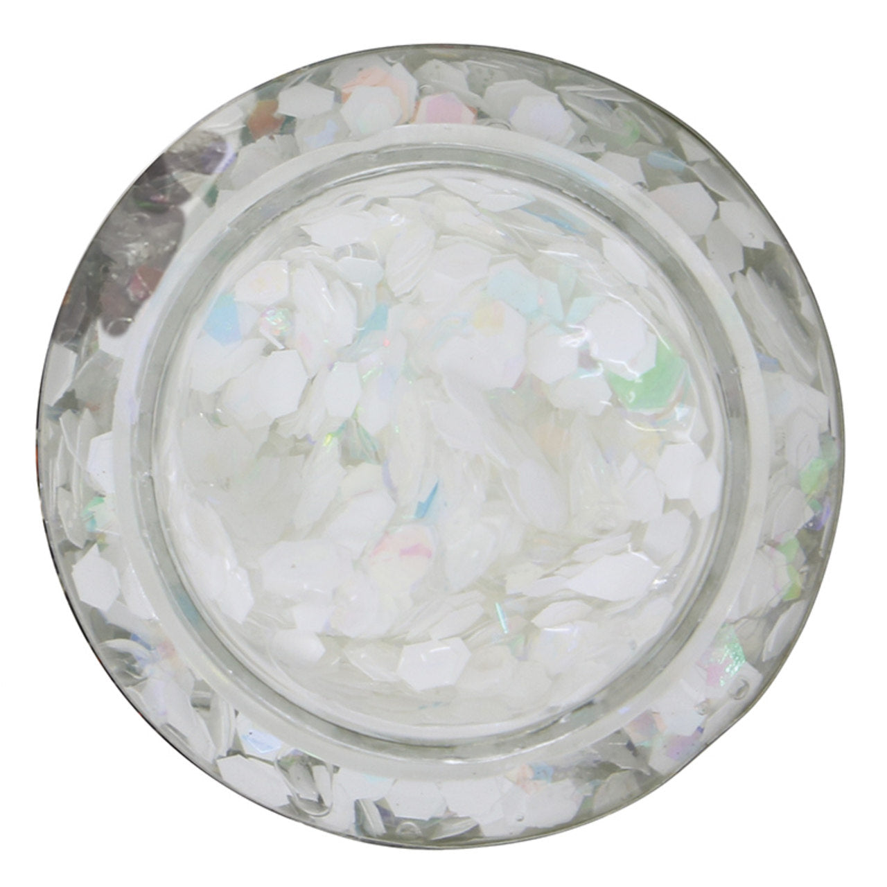 White Glitter Gel Pot