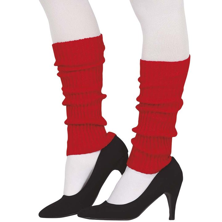 Neon Red Leg Warmers