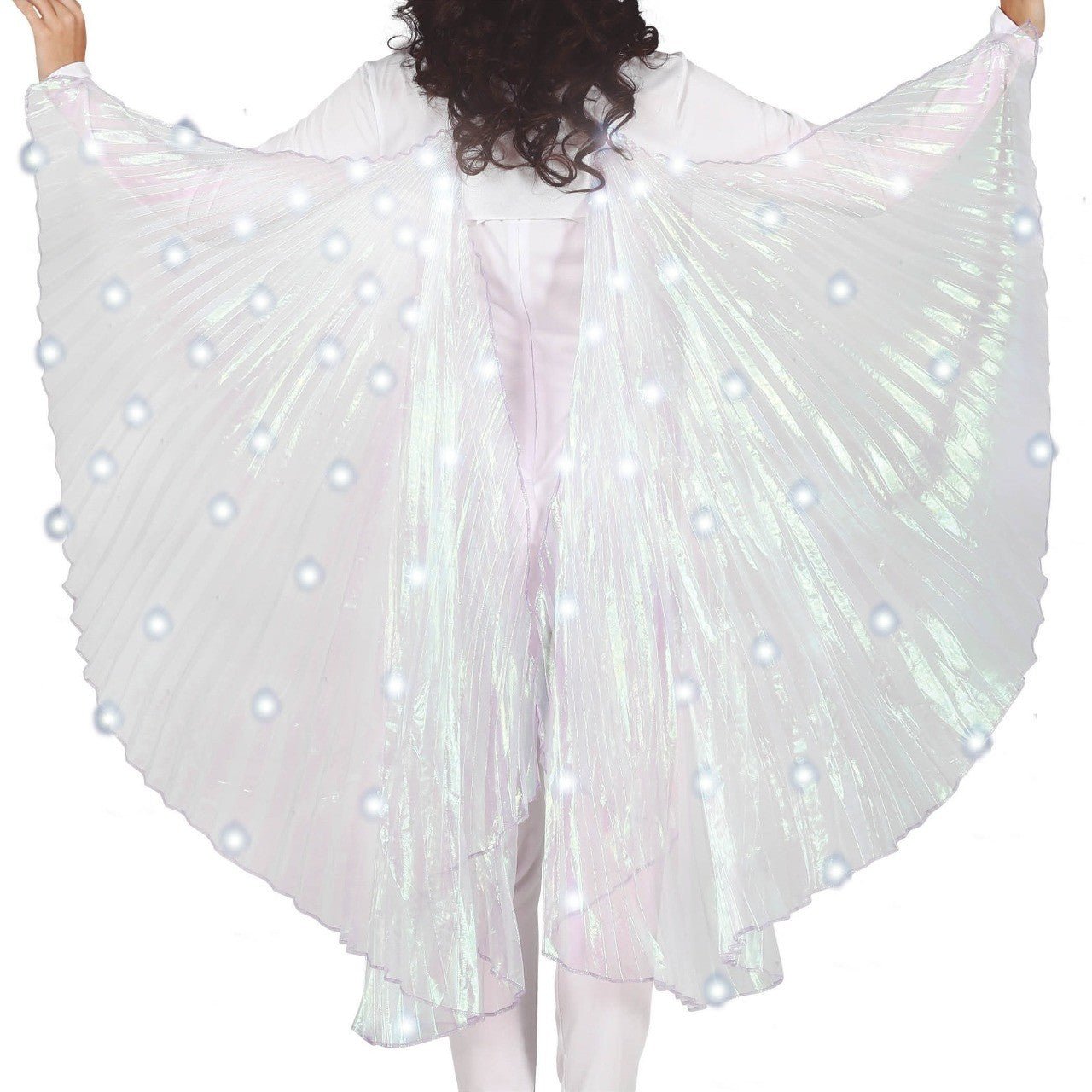 Light-up Iris Cape for brides and weddings