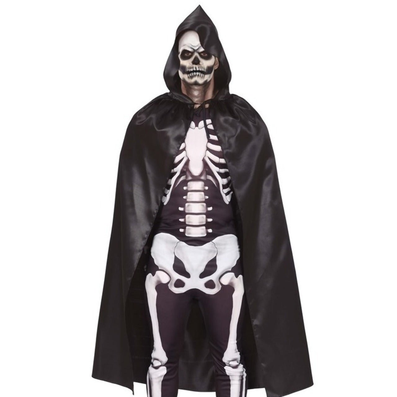 120cm Black Hooded Cape