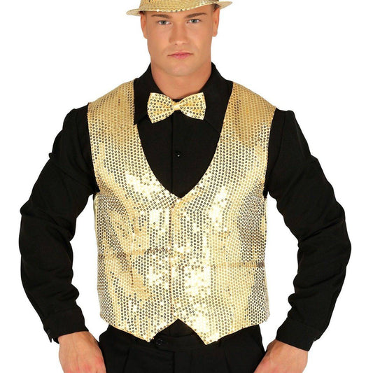 Adult Gold Sequin Waistcoat