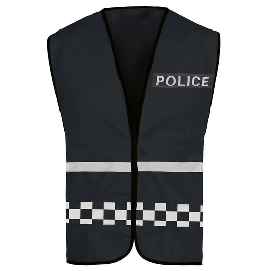 Black Police Vest