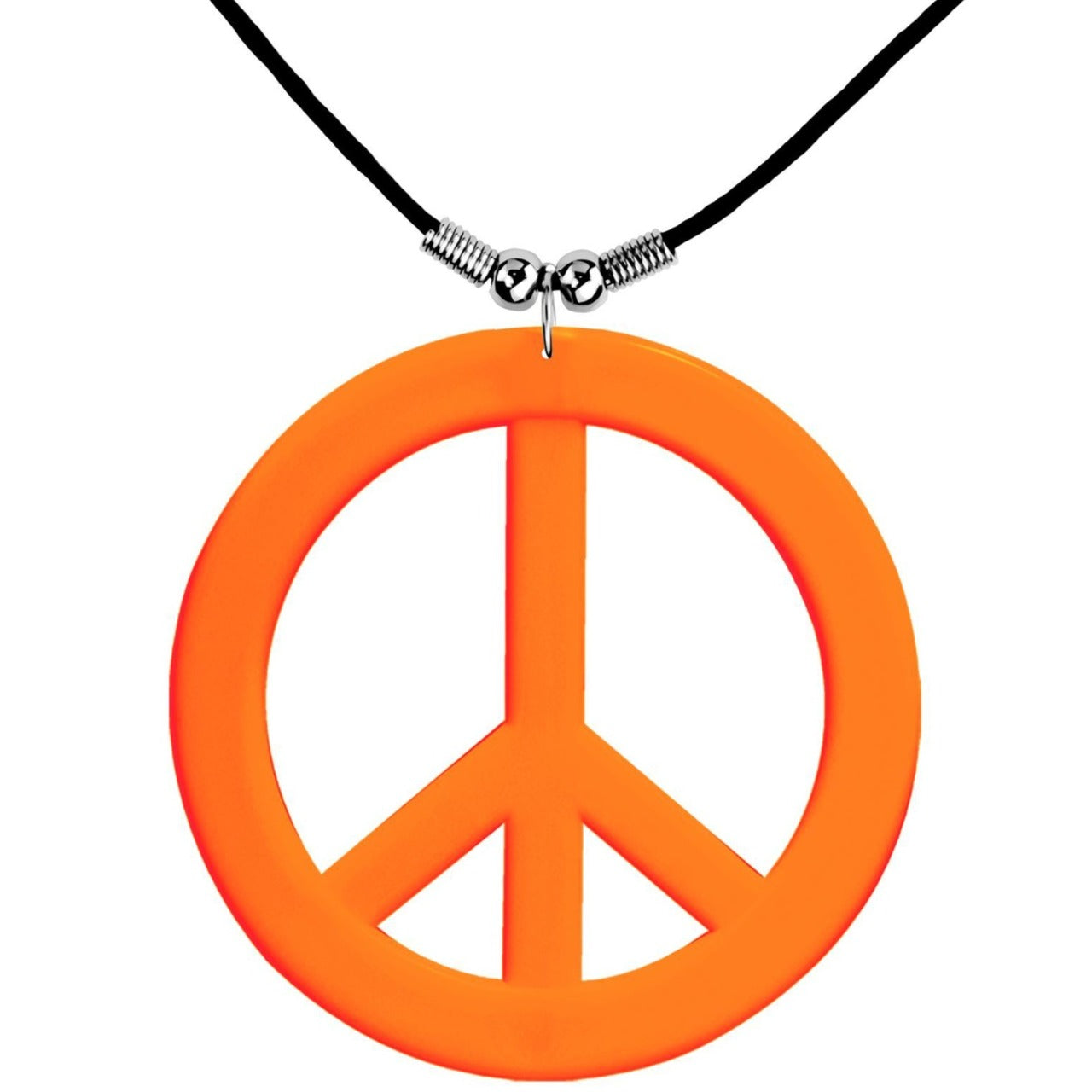Neon Orange Hippie Necklace