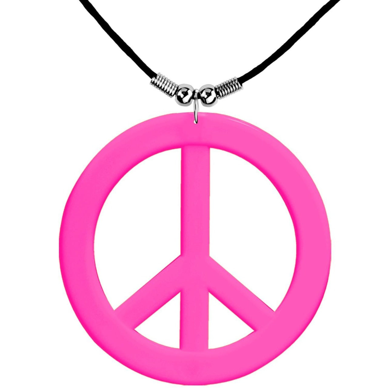 Neon Pink Hippie Necklace