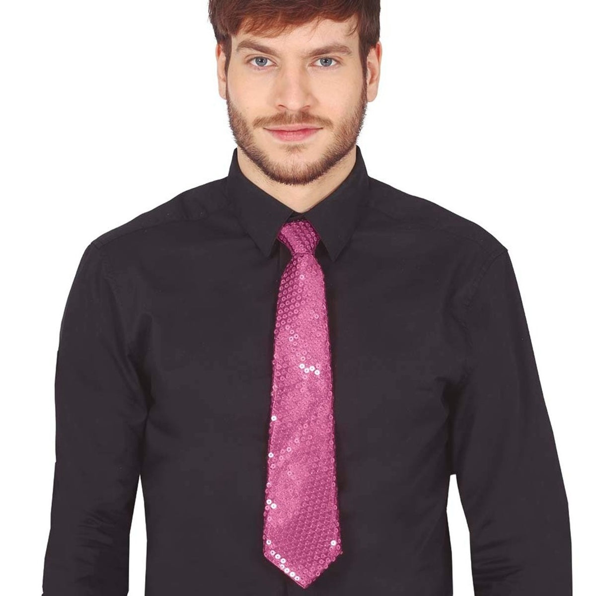 Pink Sequin Tie