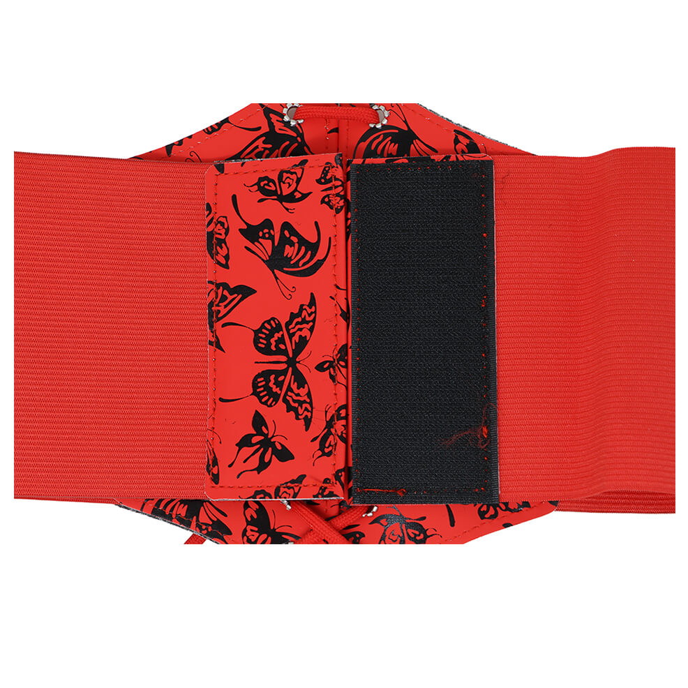 Red Butterflies Corset