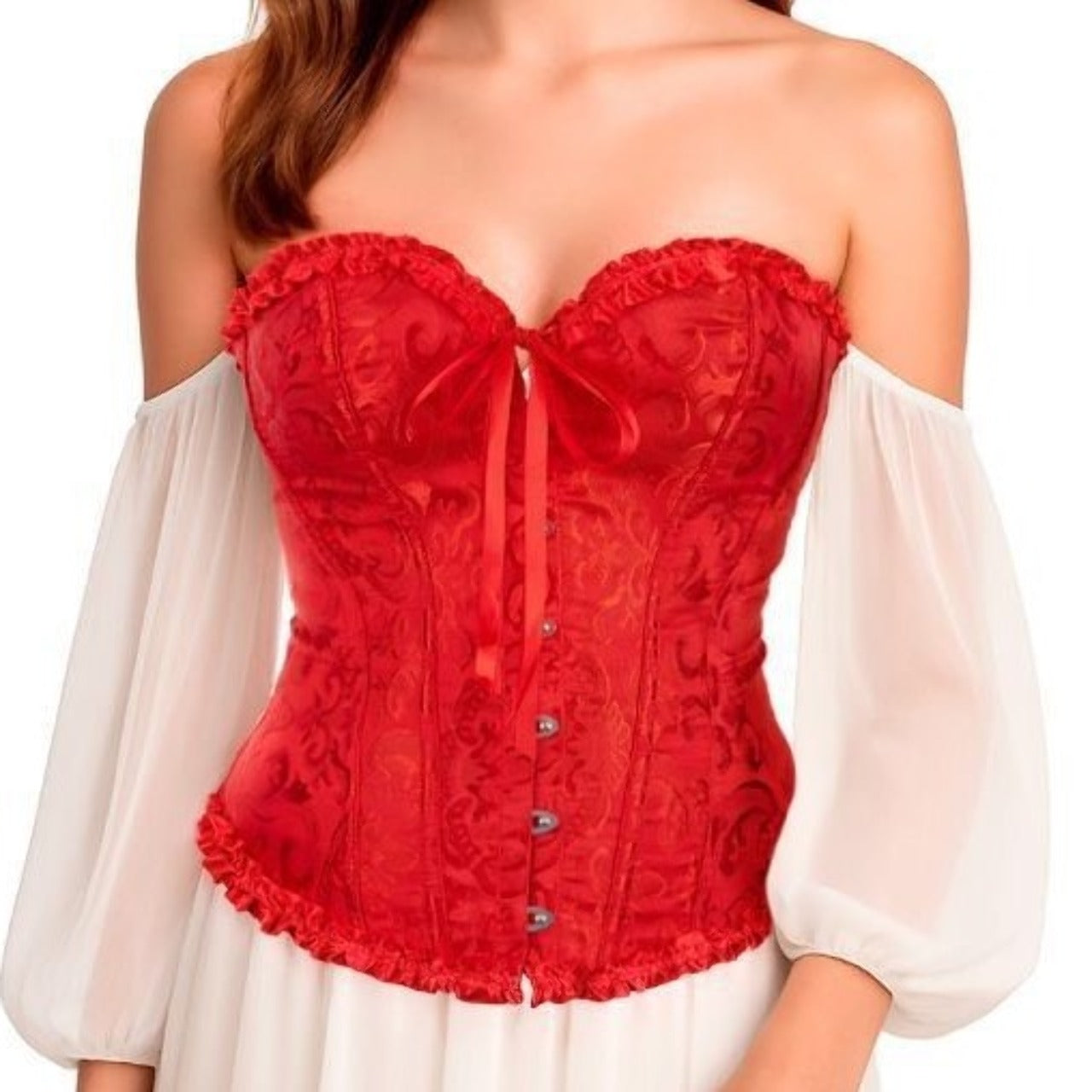 Red Palace Corset with Bow