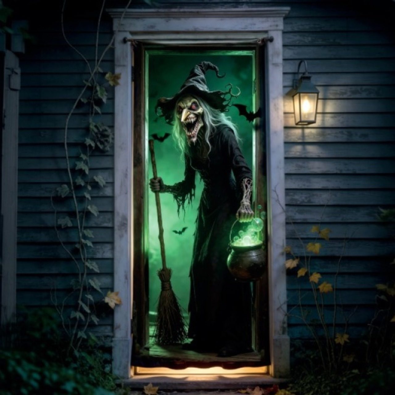 Maleficent Witch Door Cover