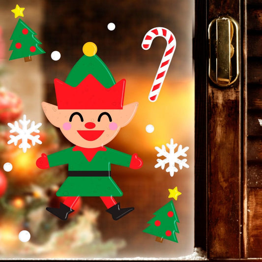 Christmas Elf Gel Decoration