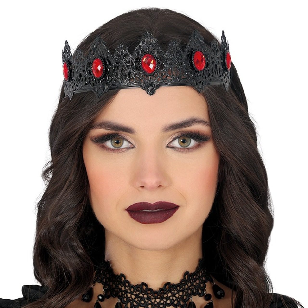 Black Queen Crown Headband
