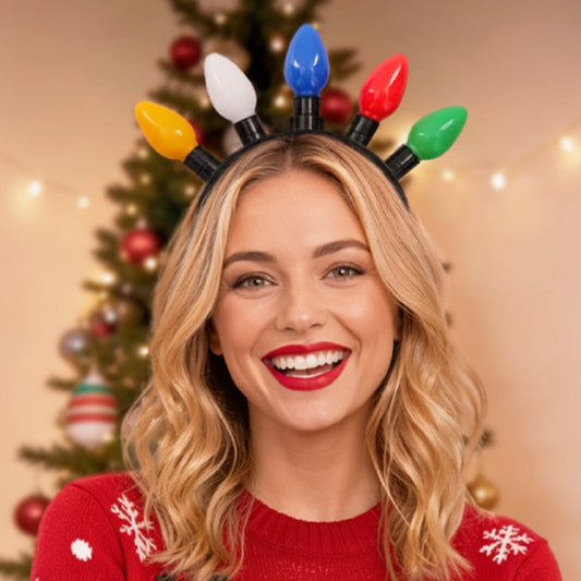 Light-up Christmas Bulbs Headband