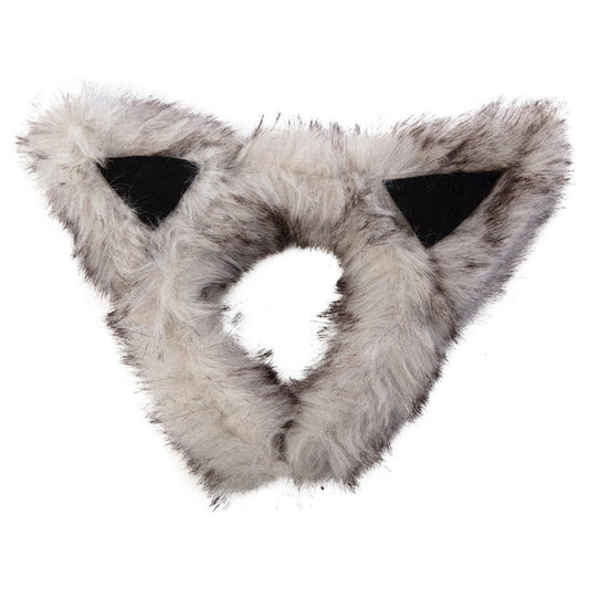 Grey Wolf Ears Headband