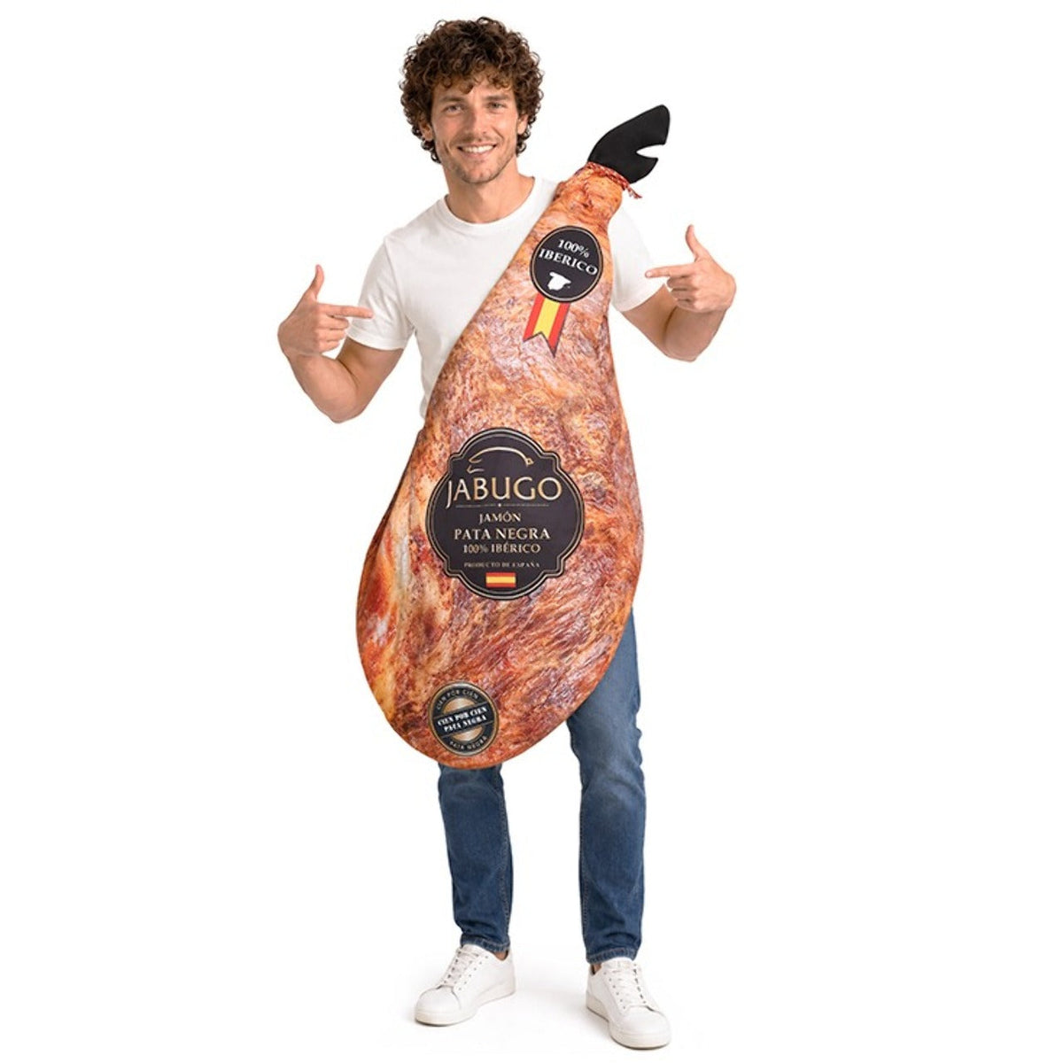 Disfraces en pareja de Cerveza y Jamón Pata Negra
