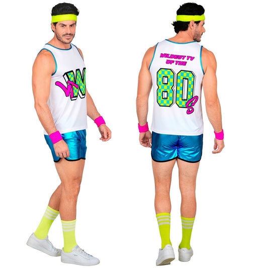 Mens 80s Aerobics Costume