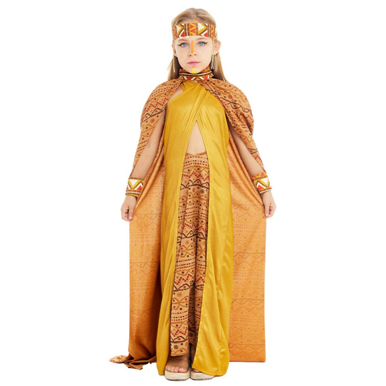 Girls Tribal African Costume