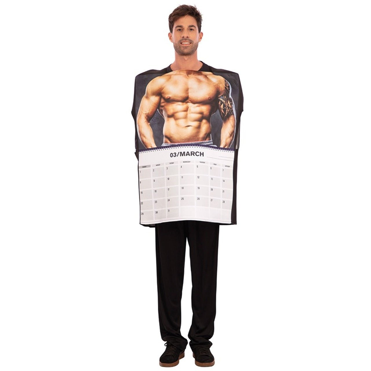 Mens Sexy Calendar Costume for Adult