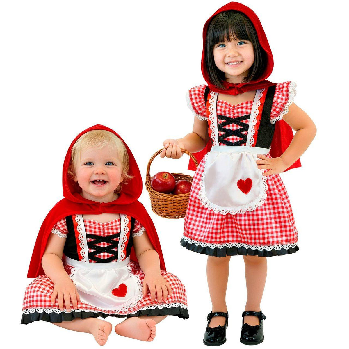 Baby Little Red Riding Hood Heart Costume