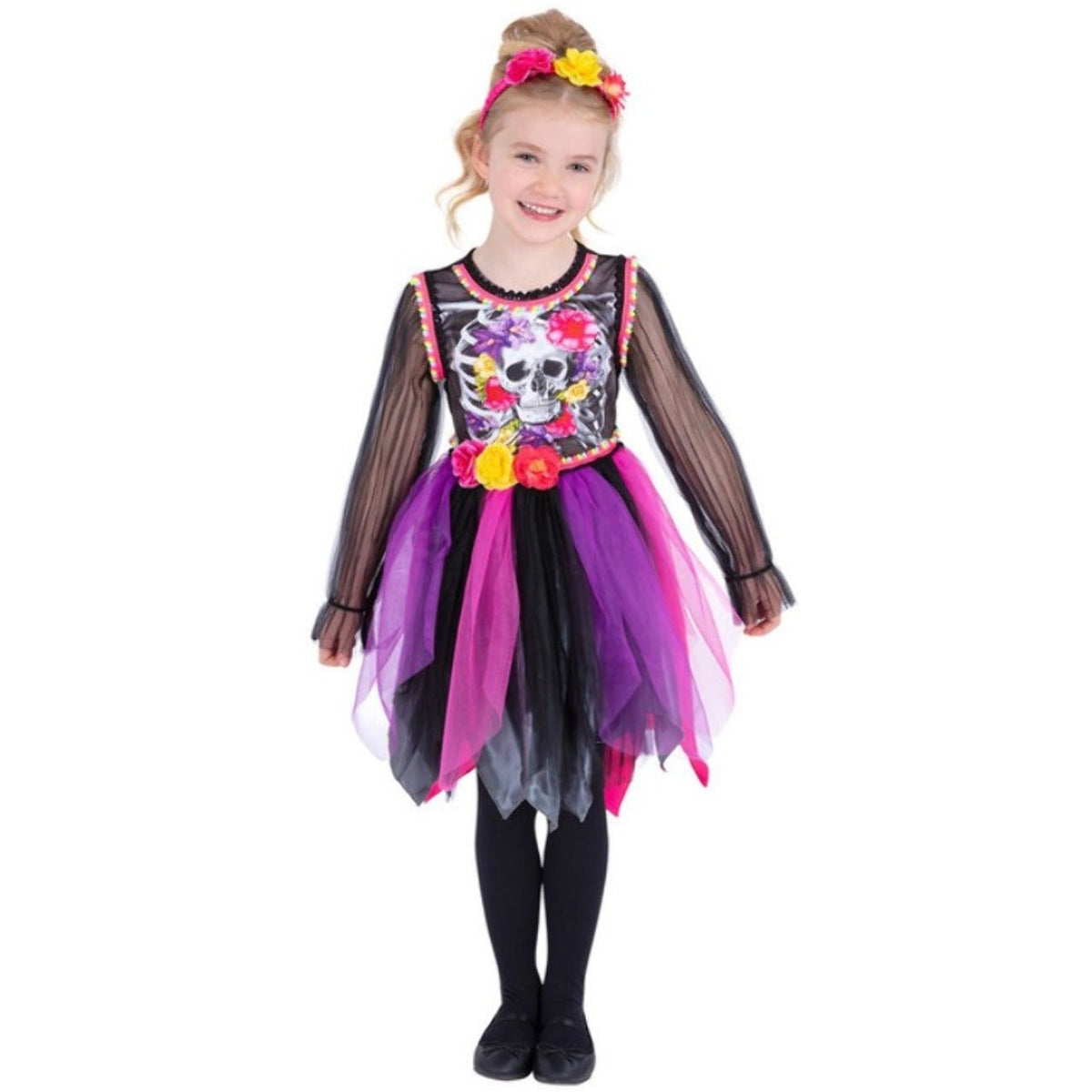 Girls Radiant Catrina Costume
