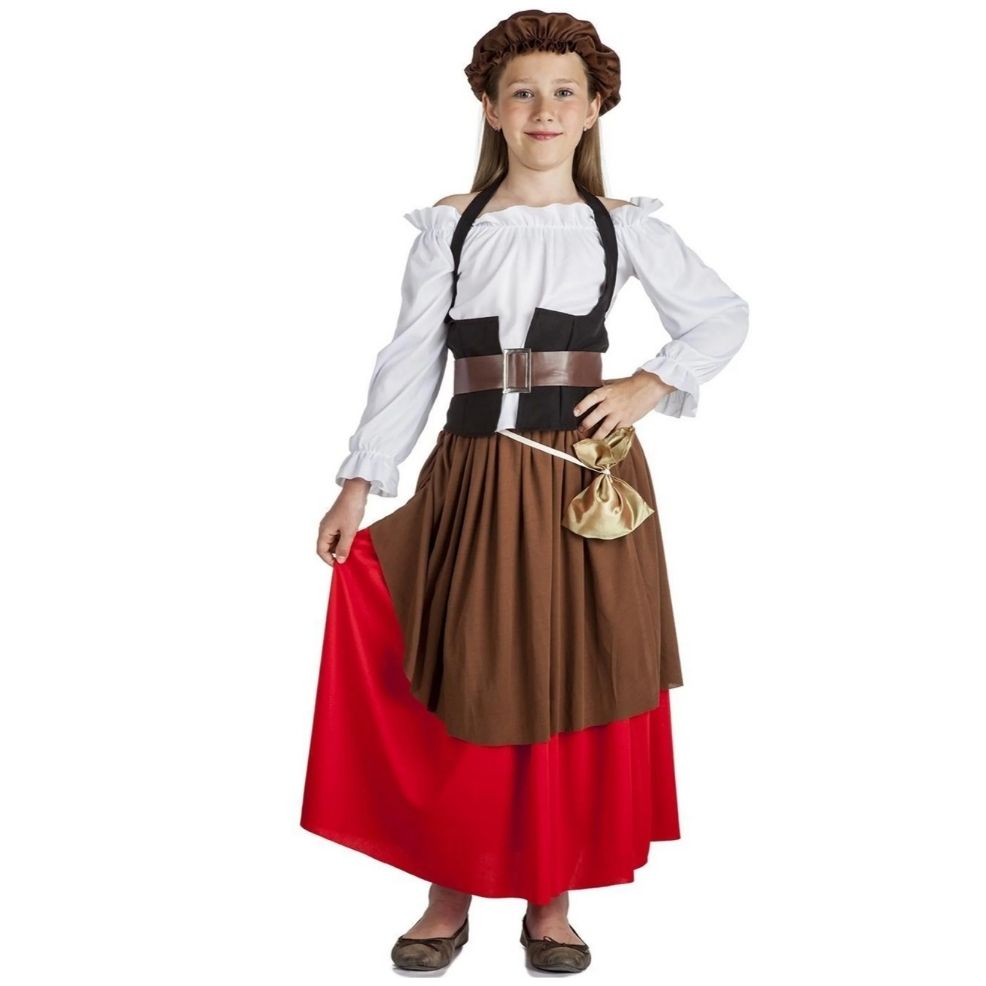 Disfraz de Mesonera Margery para niña I Don Disfraz