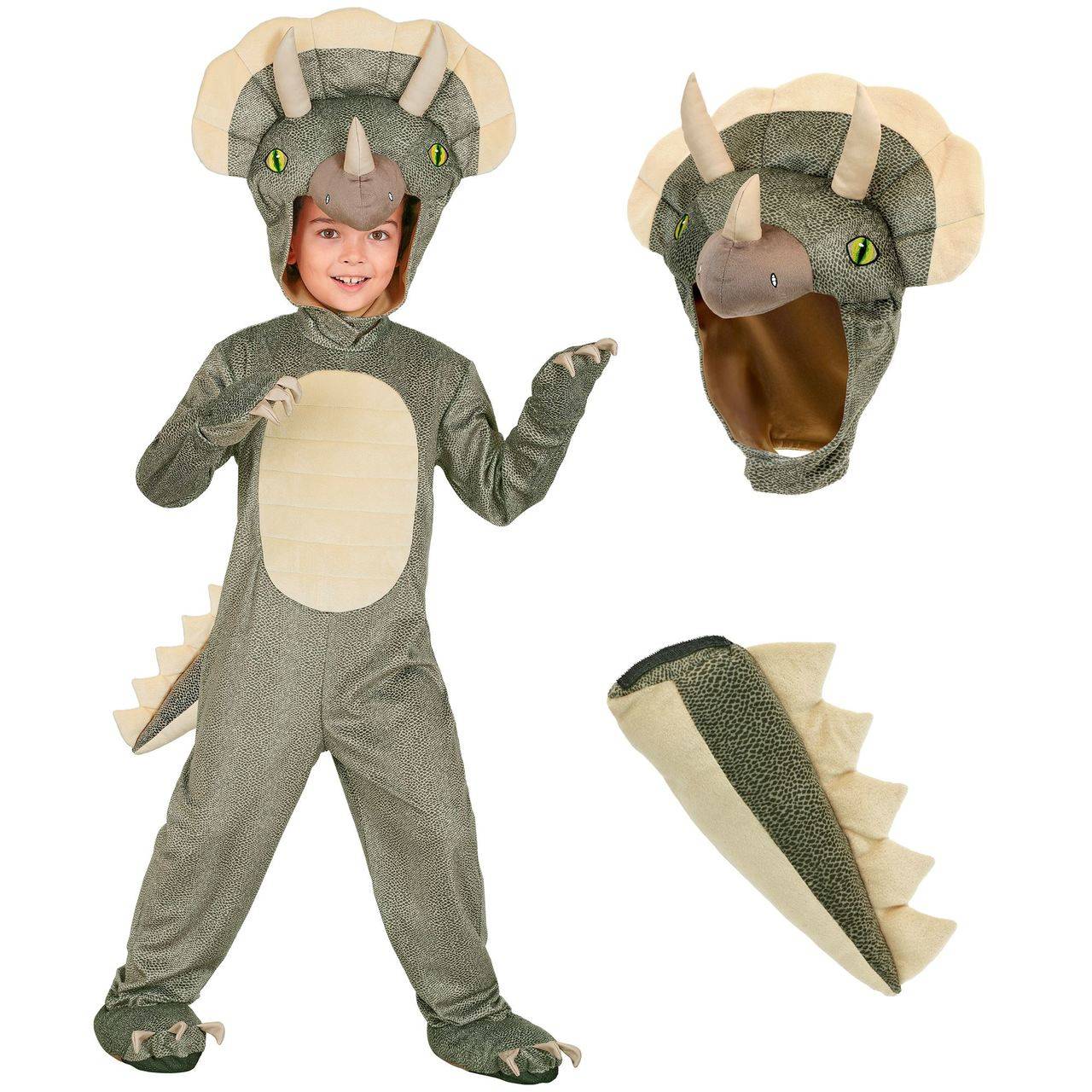 Kids Triceratops Dino Costume
