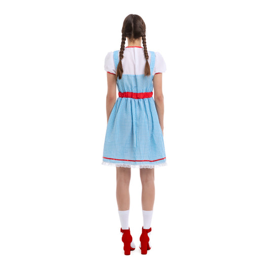 Womens Dorothy Checked Costume