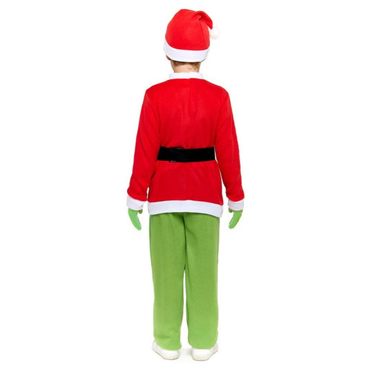 Boys Eco Grinch Elf Costume