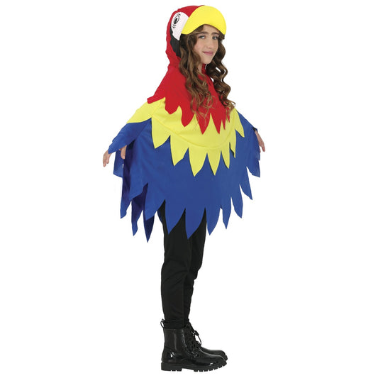 Kids Parrot Poncho Costume