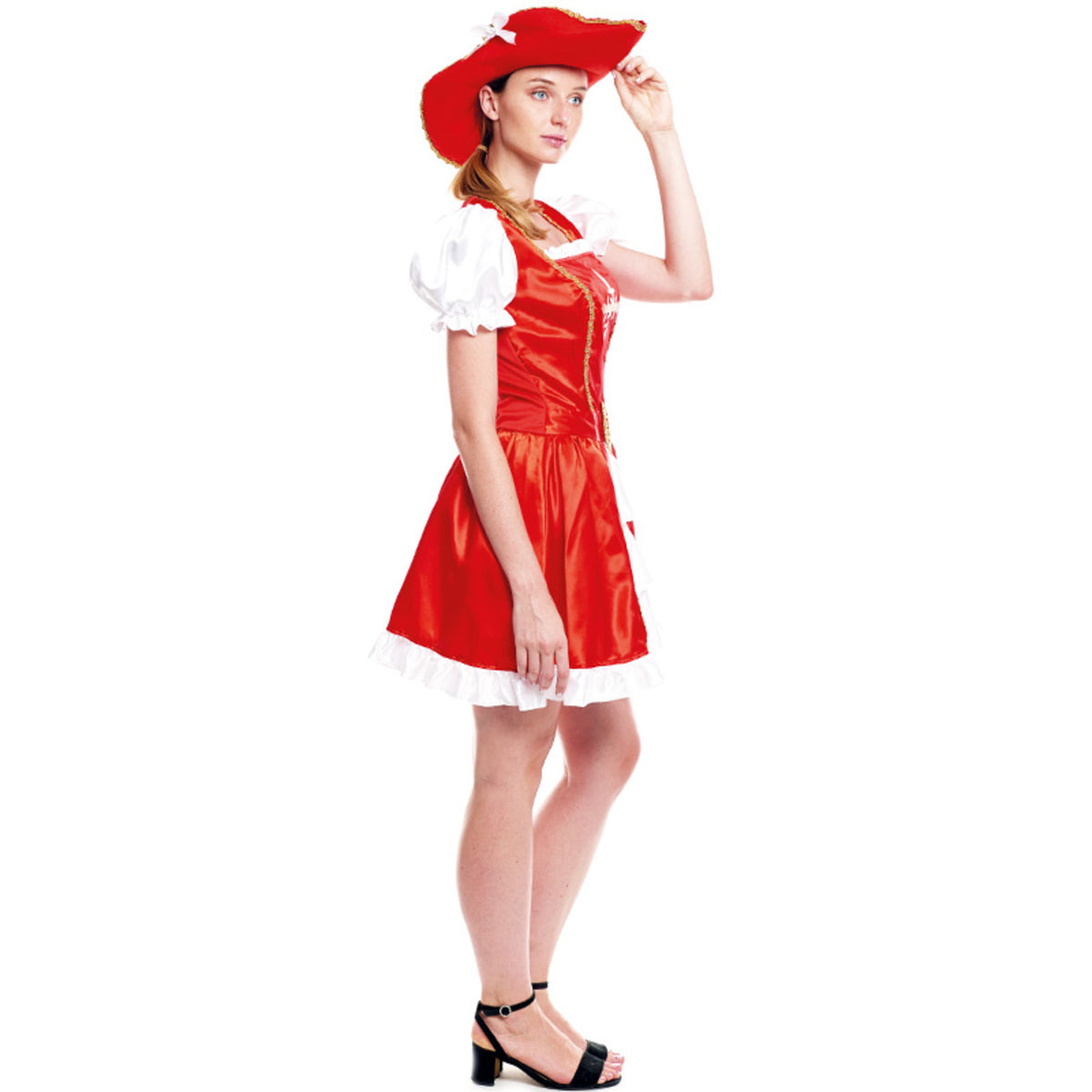 Womens Red Musketeer Costume