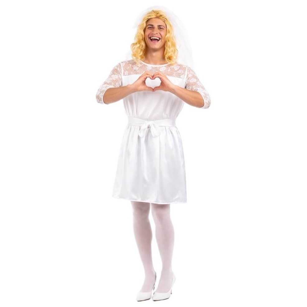 Mens Lace Bride Costume