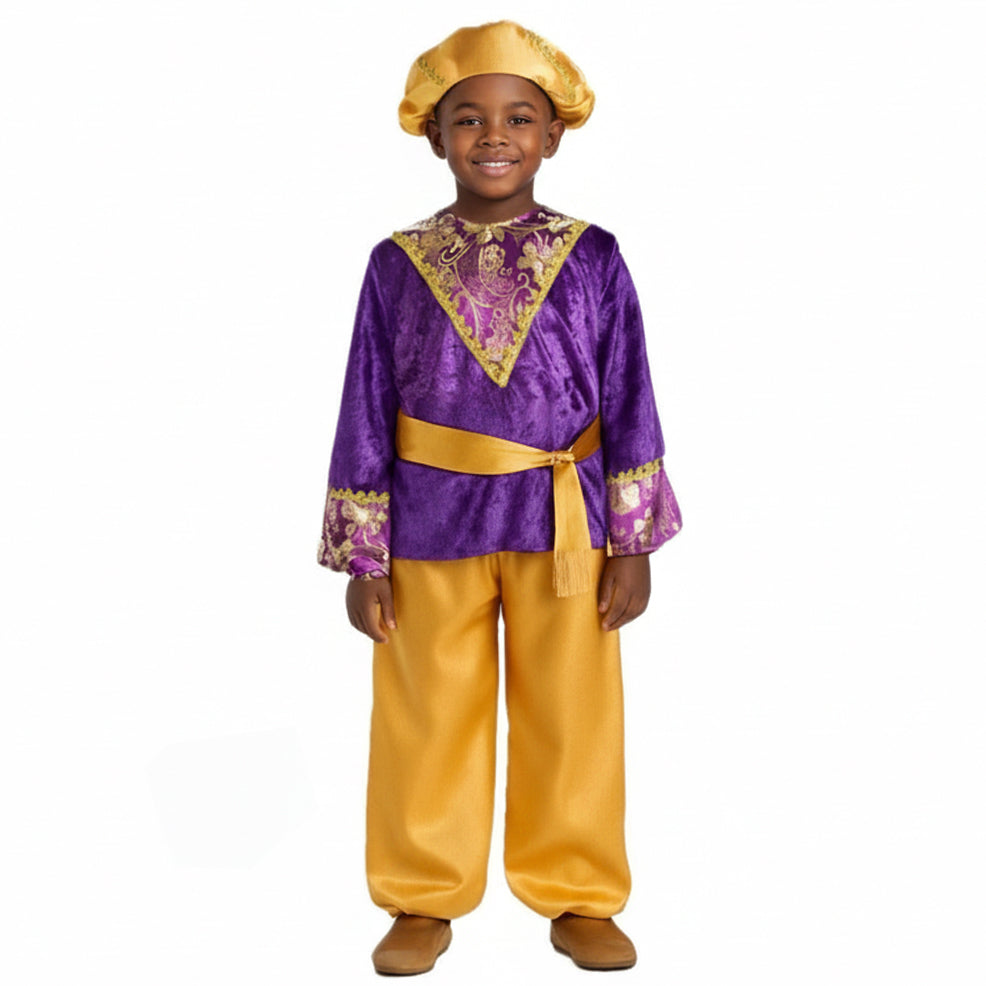 Kids Purple Baltasar Page Costume