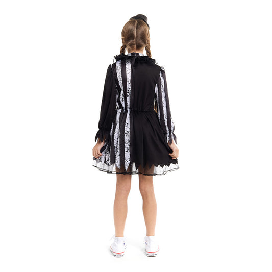Girls Creepy Clown Costume