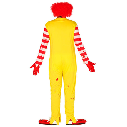 Mens Burger Clown Costume