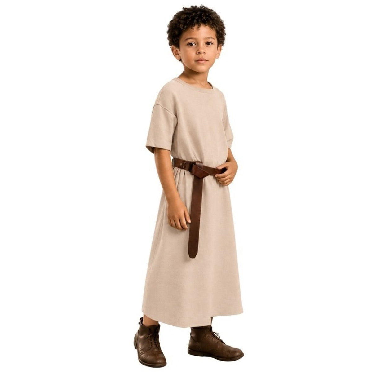 Kids Medieval Beige Tunic Costume