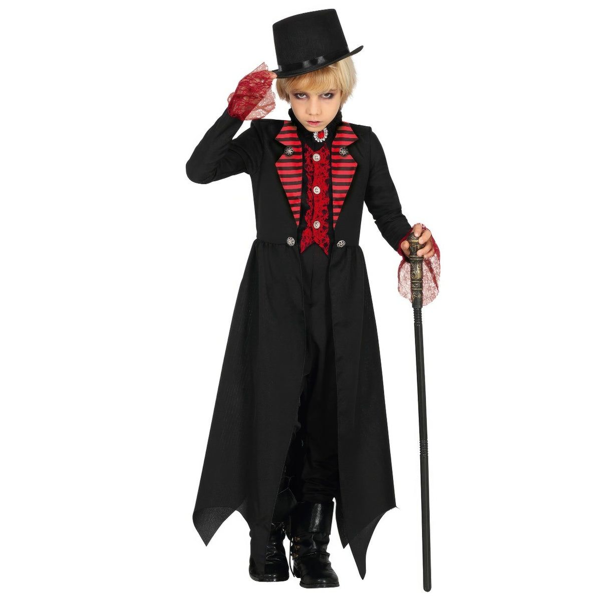 Girls Eco Gothic Vampiress Costume