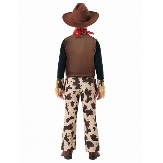 Kids Brown Cowboy Costume
