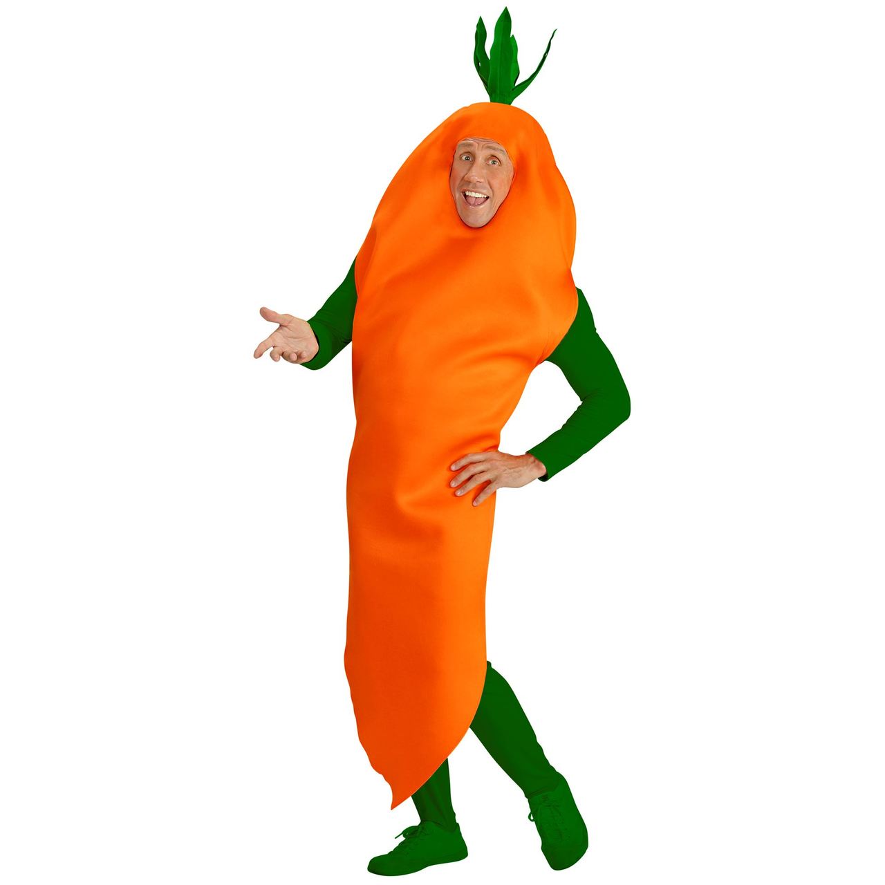 Orange Carrot Adult Costume