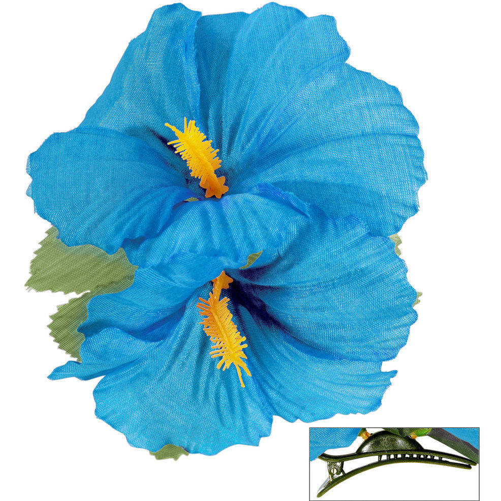 Turquoise Hawaiian Flower