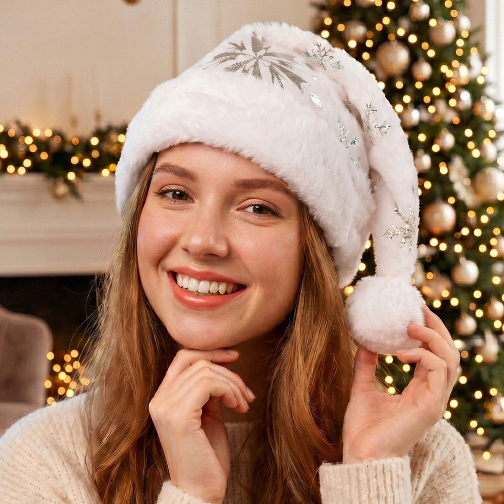 Snowflake Christmas Cap