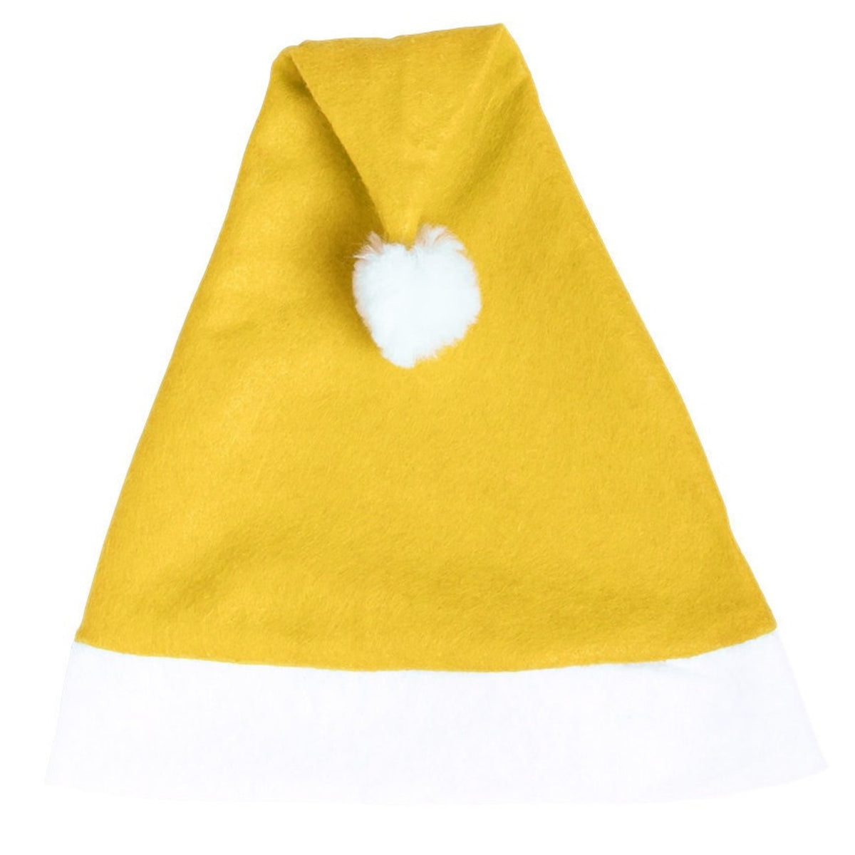 Yellow Santa Claus Cap
