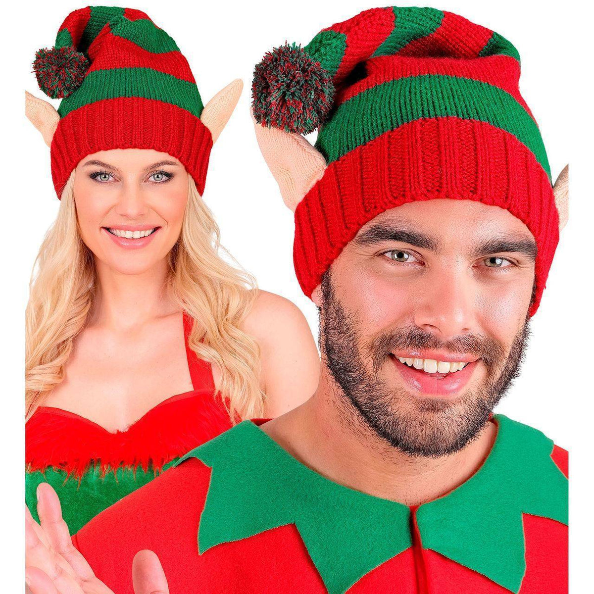 Elf Knit Beanie with Ears