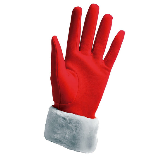 Red Mrs Claus Gloves