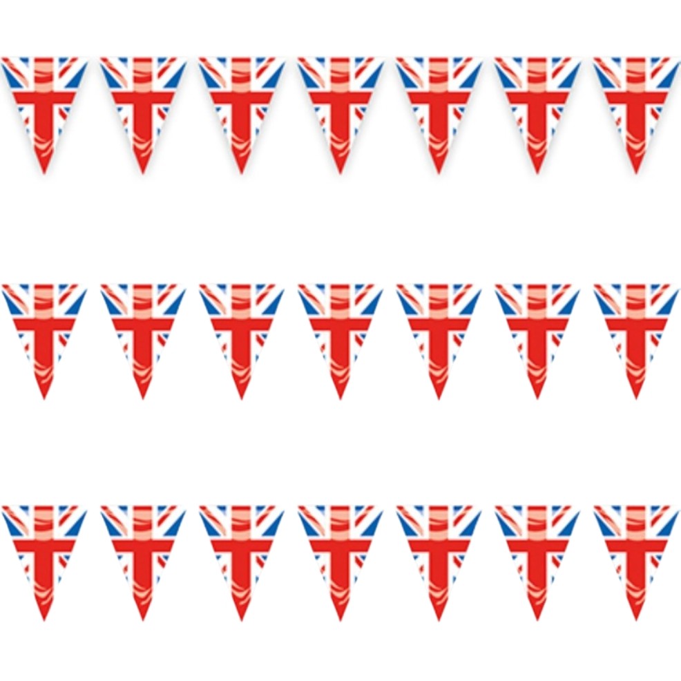United Kingdom Pennant Banner 25m