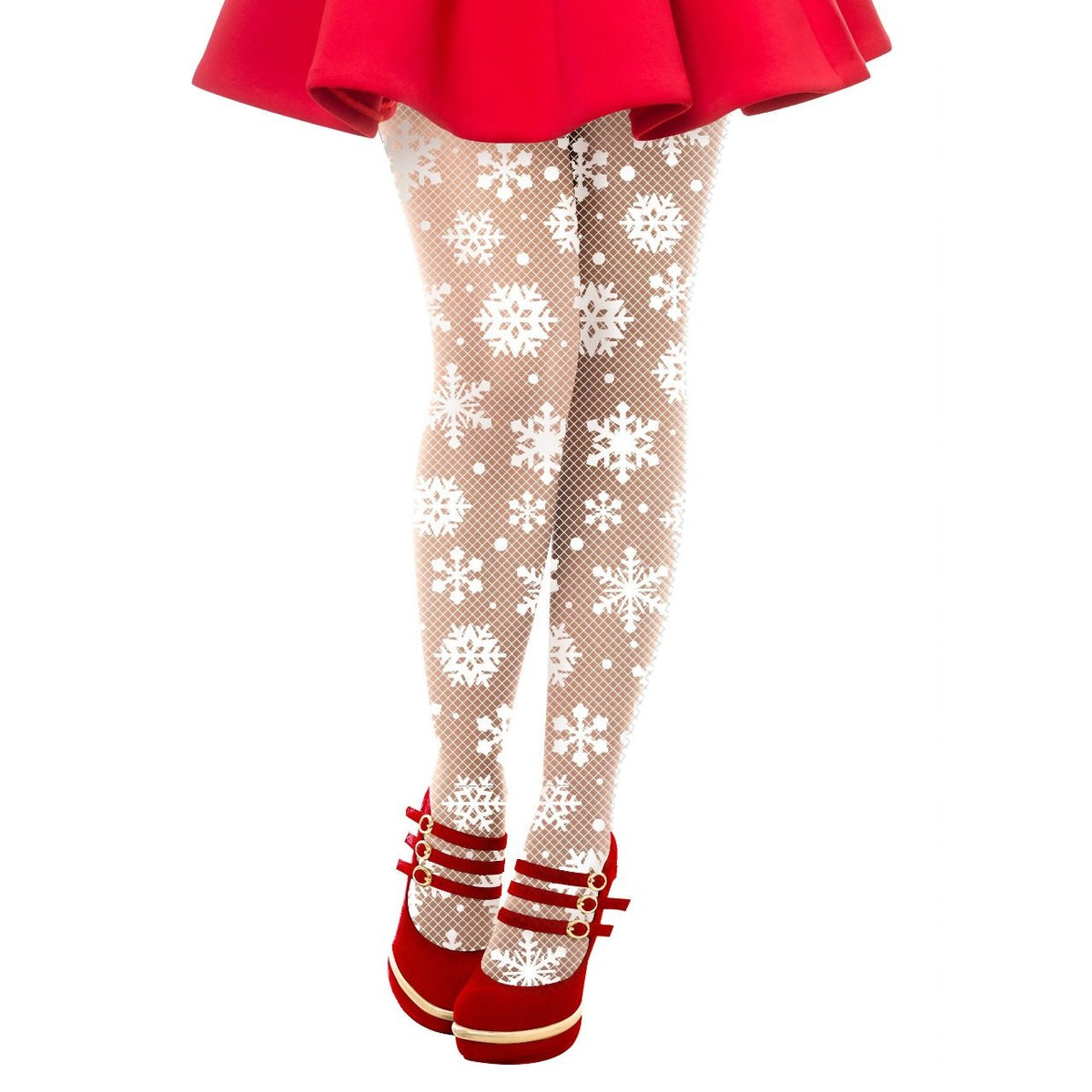 Christmas Snowflake Tights