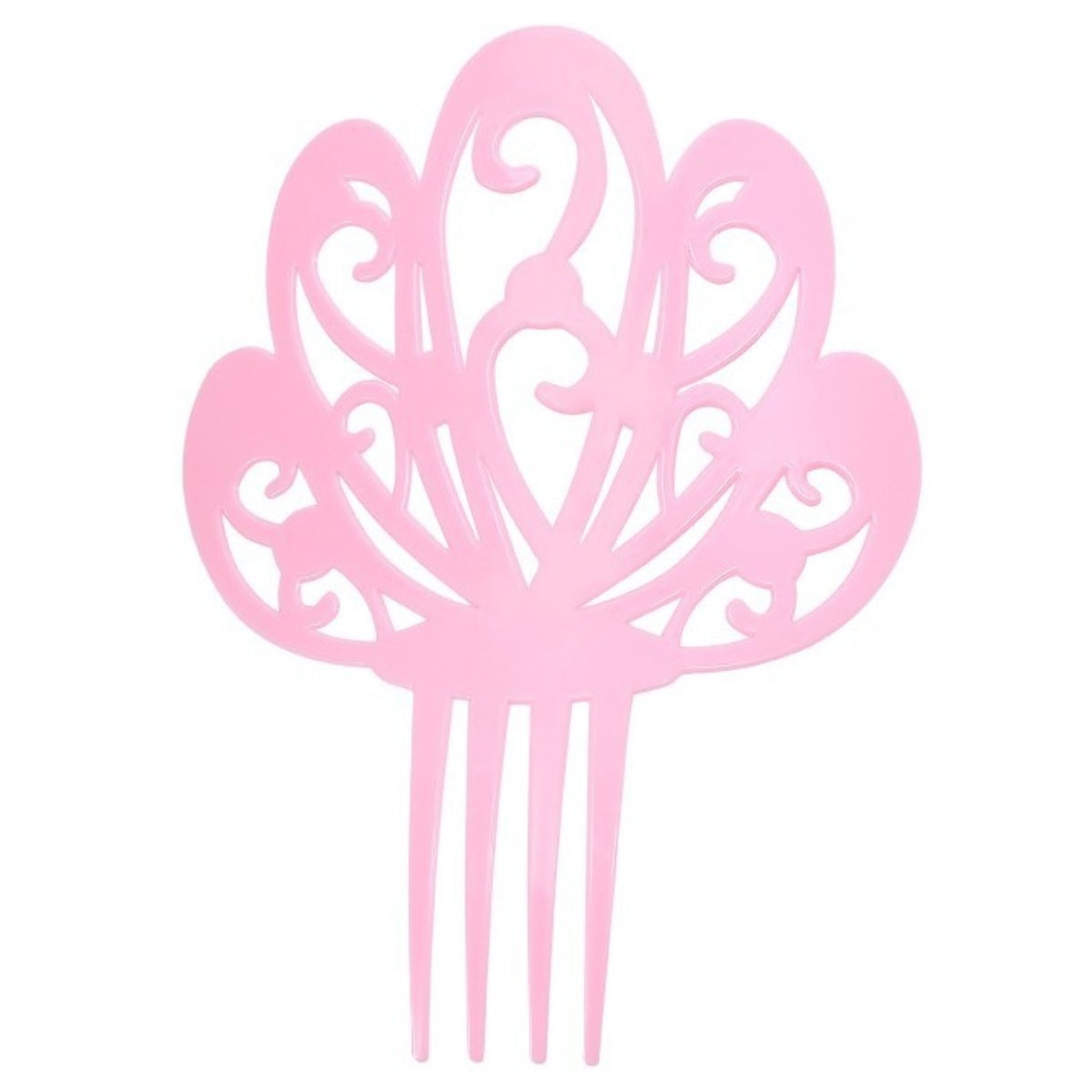 Large Pink Comb Headdress