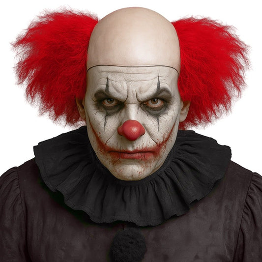 Killer Clown Wig with Bald Patch