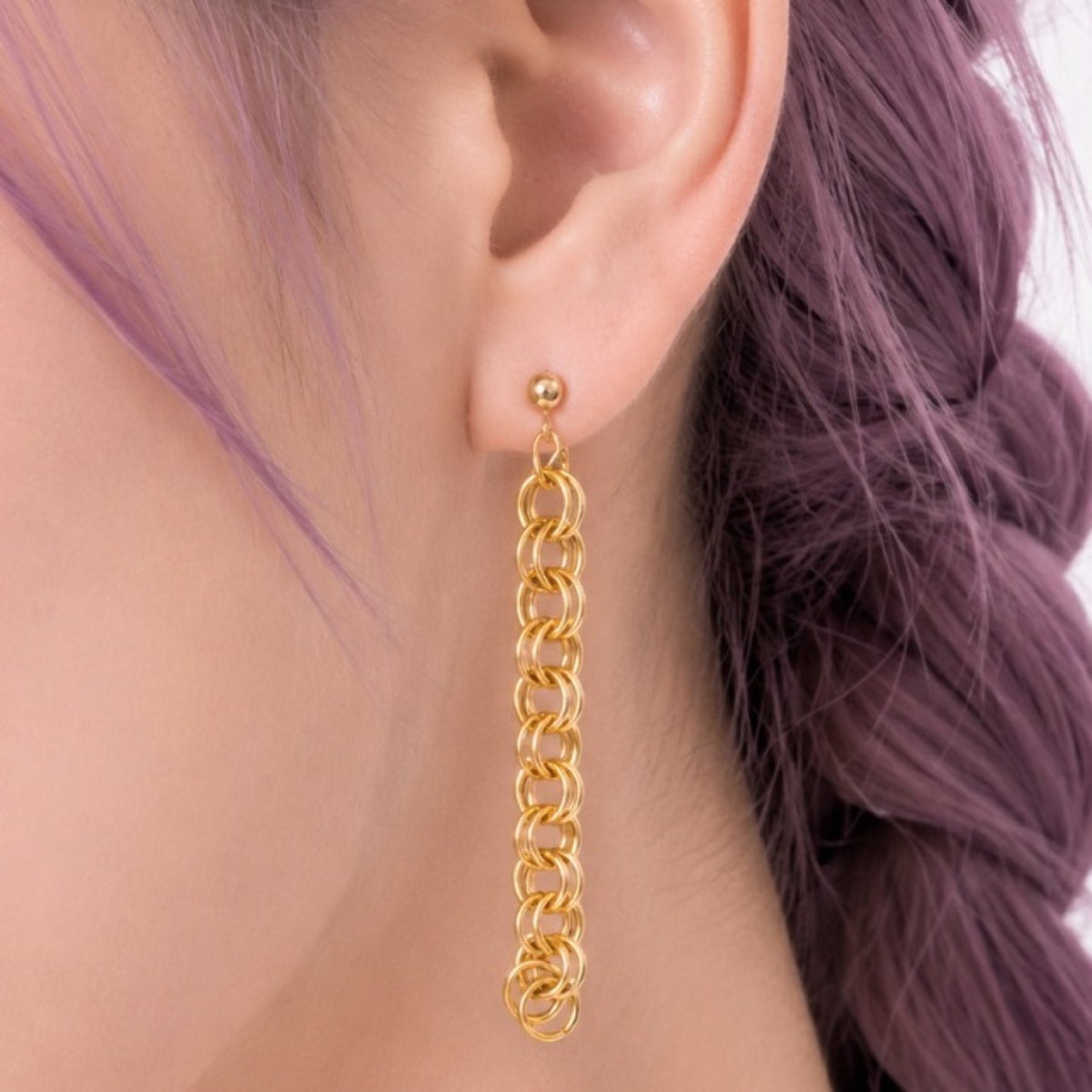 Gold K-pop Earrings